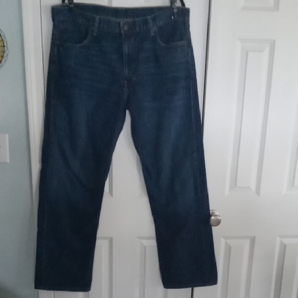 Levi's Dark Blue Straight Jeans for Men